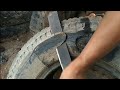 the simplest way, patch the outer tire of the truck