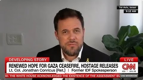 Jonathan Conricus on Israel's covert intelligence operations in Iran — CNN International