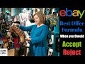 The eBay Best Offer Formula: Exactly When to Accept or Reject