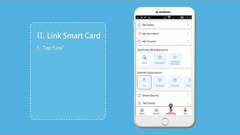 Link smart card on StarTimes APP