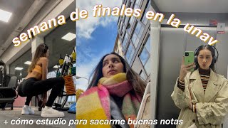 semana de finales en la unav + cómo estudio para sacar buenas notas II renovación TIE, juerga, gym