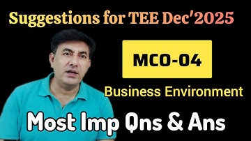 MCO-04 | SUGGESTIONS FOR TEE DEC