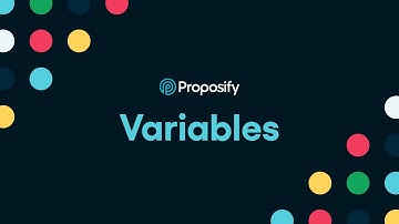 Variables | Proposify