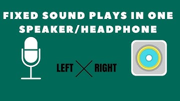Fix Sound Only Playing Through One Speaker/Headphone | left/right side audio fixed