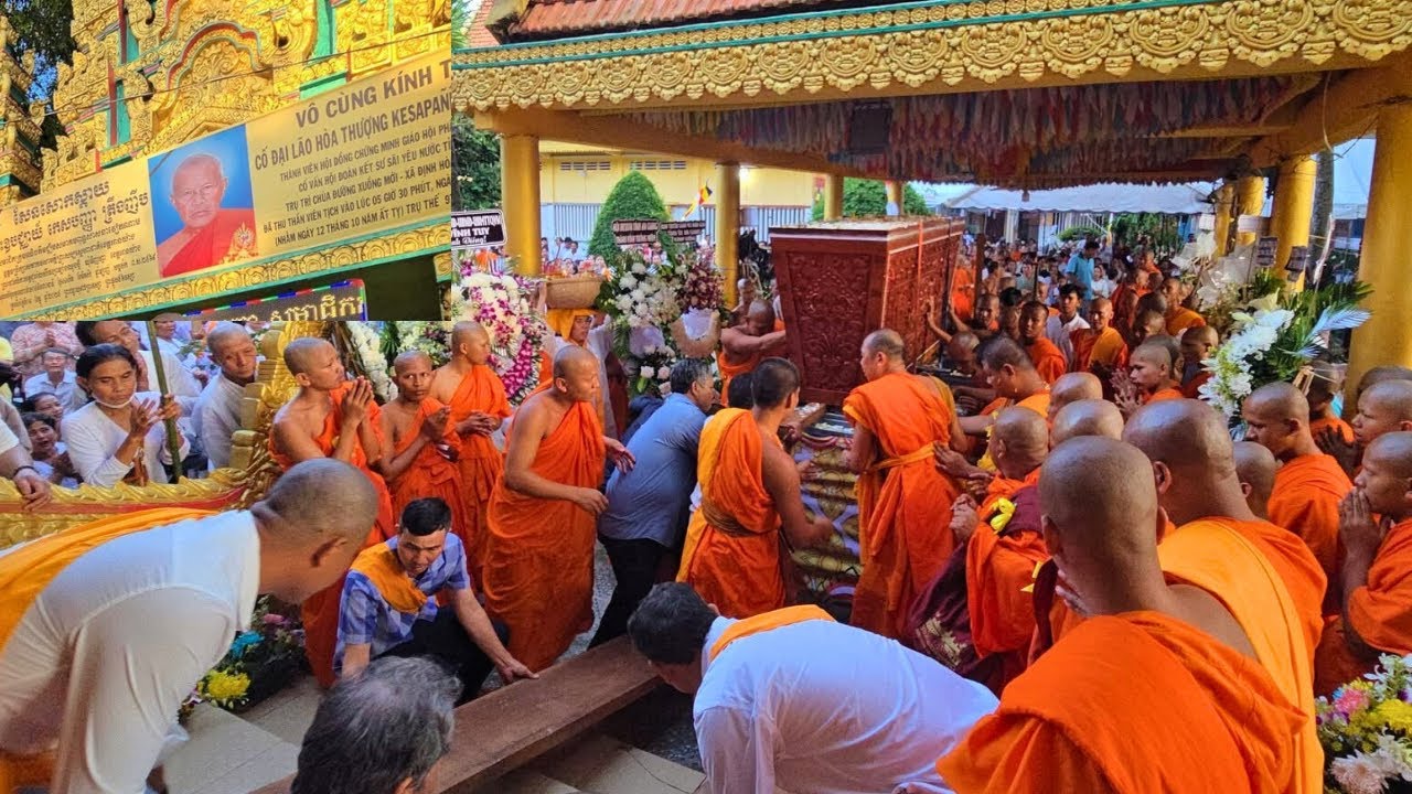 Phụng tống kim quan trưởng lão hòa thượng Trần Nhiếp về dài tưởng niệm chùa đường xuồng mới 