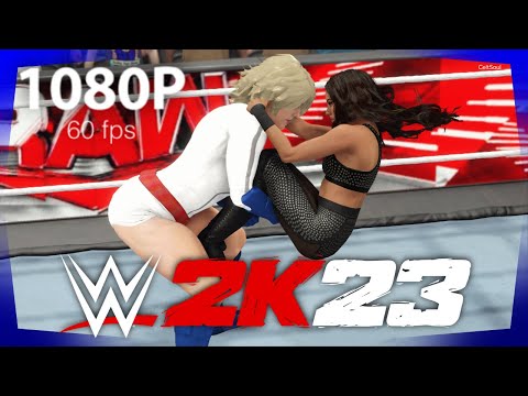 Power Girl vs. Katana Chance & Kayden Carter! - WWE 2K23: 1 On 2 Tag Team Match @CeltSoul