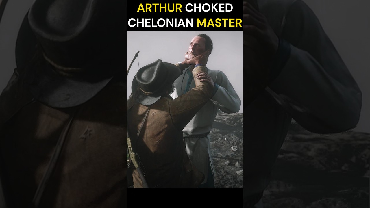 Arthur Morgan choked the Chelonian Master 