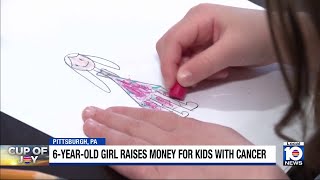 Girl, 6, hosts art auctions to raise money for St. Jude