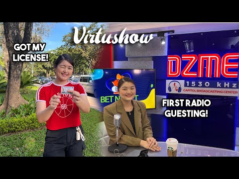 Getting my PRC license, first radio guesting + namatay ang car battery ko! | Arah Virtucio