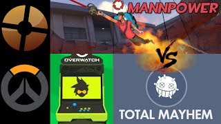 TF2 Mannpower vs Overwatch Total Mayhem [EN/IT]