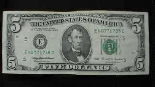 U.S. paper money vs. Handycam face recognition