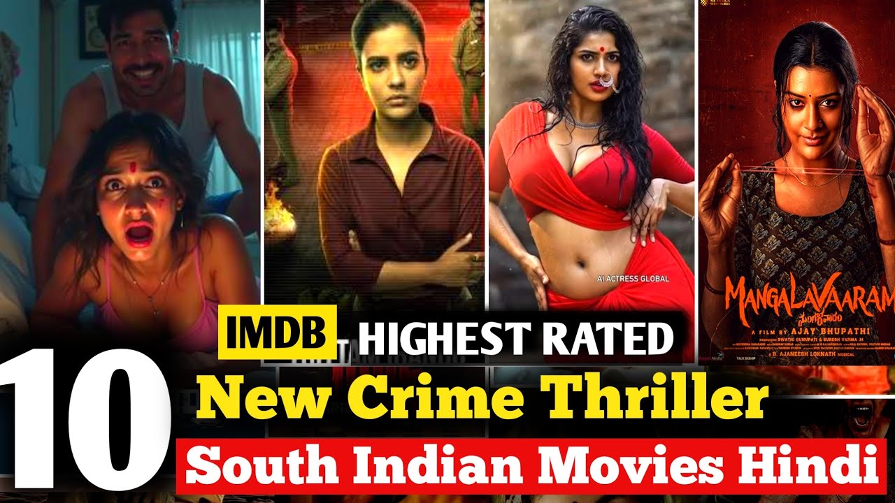 Top 10 South Indian Crime Thriller Movies In Hindi Dubbed |south ...