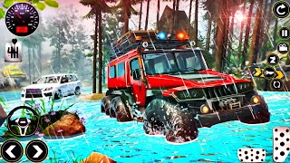 Offroad Jeep Driving 3D Simulator - Real Luxury SUV 4x4 Hummer Drive - Android Gameplay screenshot 4