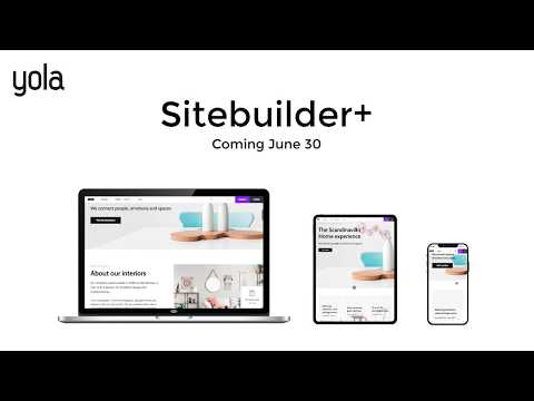 Introducing Yola Sitebuilder+