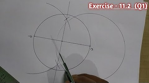 construction class 10 math | exercise 11.2 | Q1 | class 10 math Chapter 11 construction