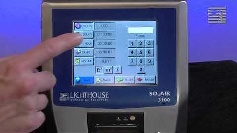 Lighthouse Solair Training   Sample Setting Parameters