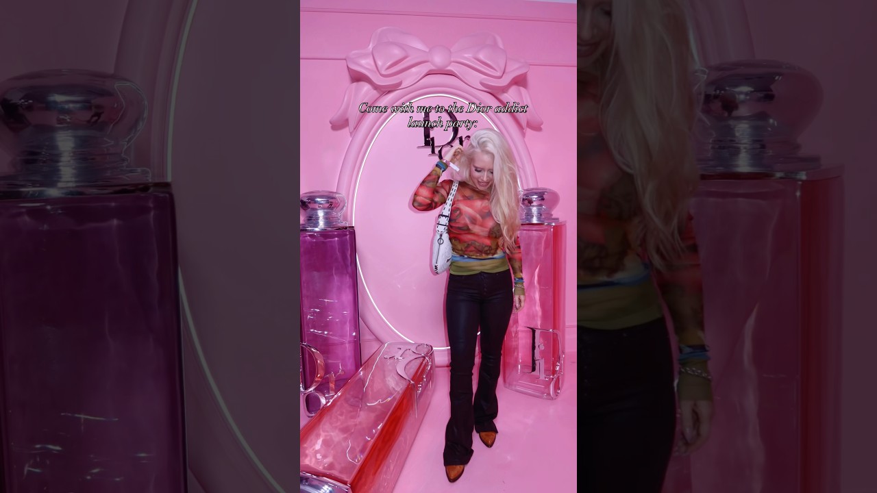 Come with me to the Dior addict launch party. Got a +1 🥹 