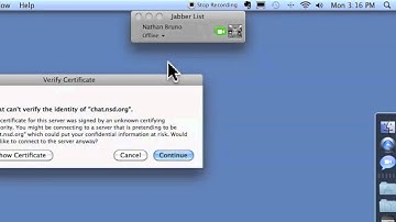 [how-to] iChat Setup