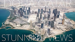 DOHA & QATAR Amazing Aerial Views - See the Beauty of Qatar & Persian Gulf from the Sky