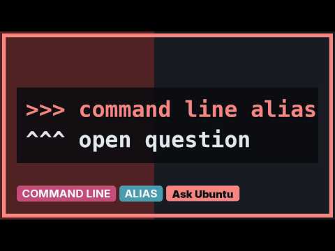 Ubuntu: Why is my alias now not working? (2 Solutions!!)