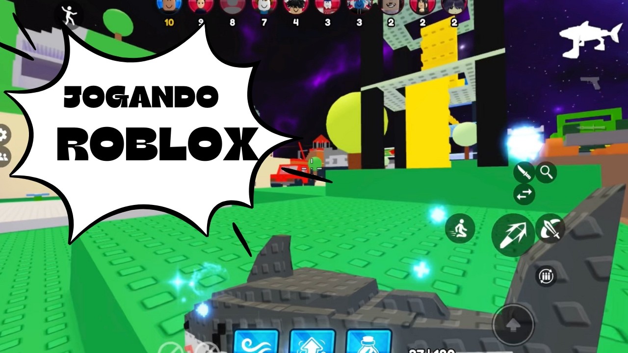 Momentos de aventura no Roblox