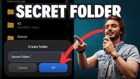 How To Create SECRET FOLDER on Android