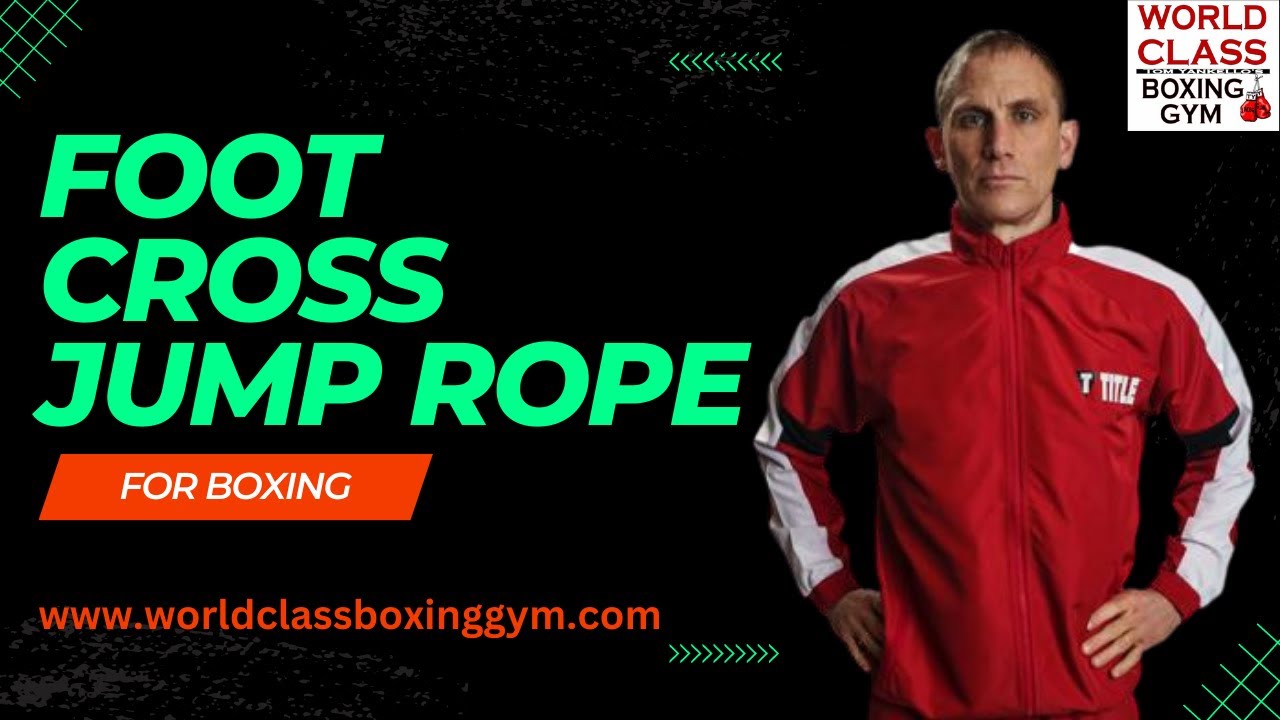 How To Foot Cross Jump Rope for Boxing YouTube