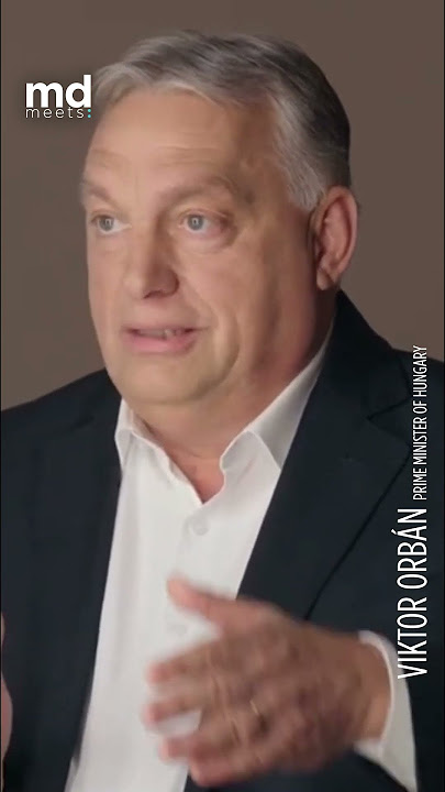 Orbán: The CDU in Brussels has become leftist | #mdmeets #shorts