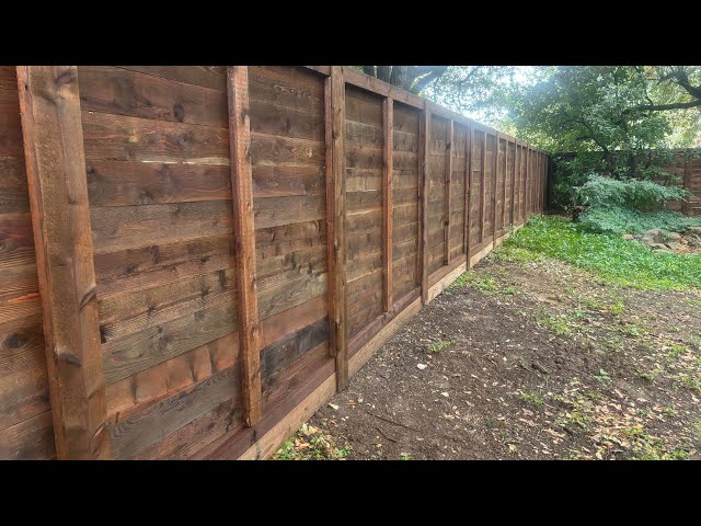 Jack Hammer fence Posts Cost $40 ea. Hole