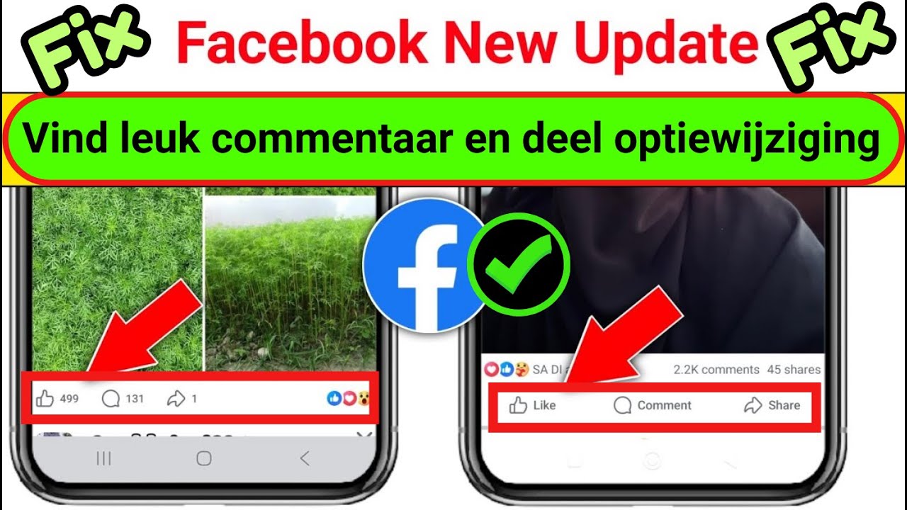 Facebook Nieuwe Update 2025 – Like, Reageer & Deel Optie Gewijzigd! Volledige oplossing