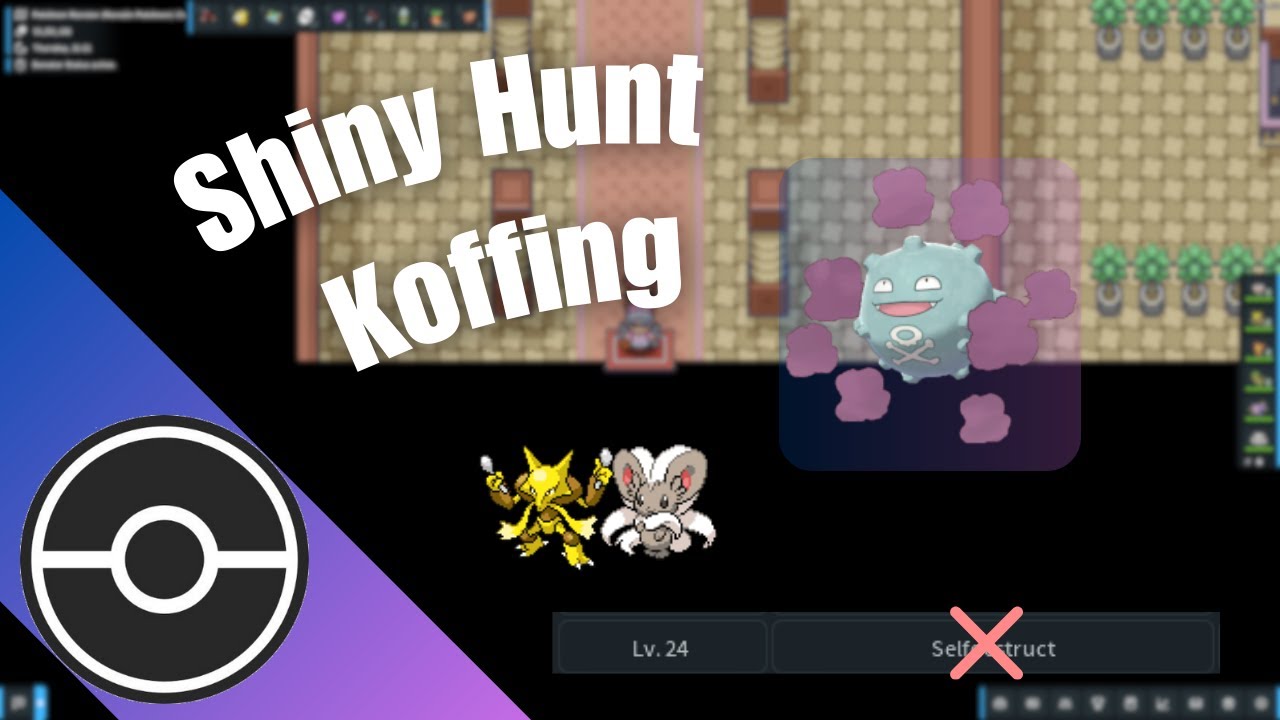 Shiny Hunting a Koffing in PokeMMO