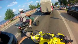 ATV vs Traffic Quad vs Korek Quady Suzuki LTZ 400 Z400 screenshot 2