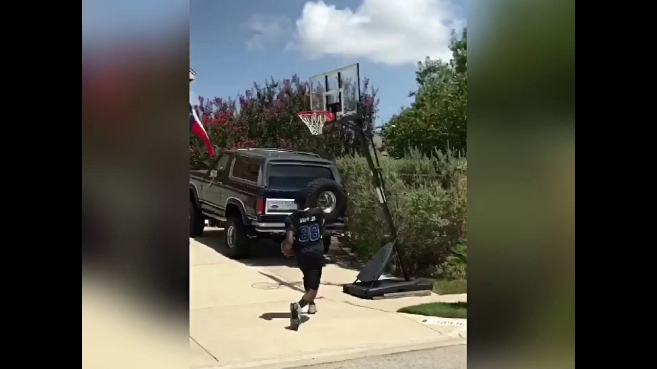New Drive by dunk challenge 