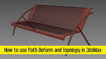 How to use Path Deform and Topology in 3dsMax