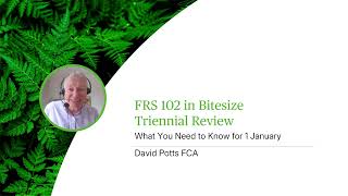 FRS 102 in Bitesize - Triennial Review - What You Need to Know for 1 January - Webinar
