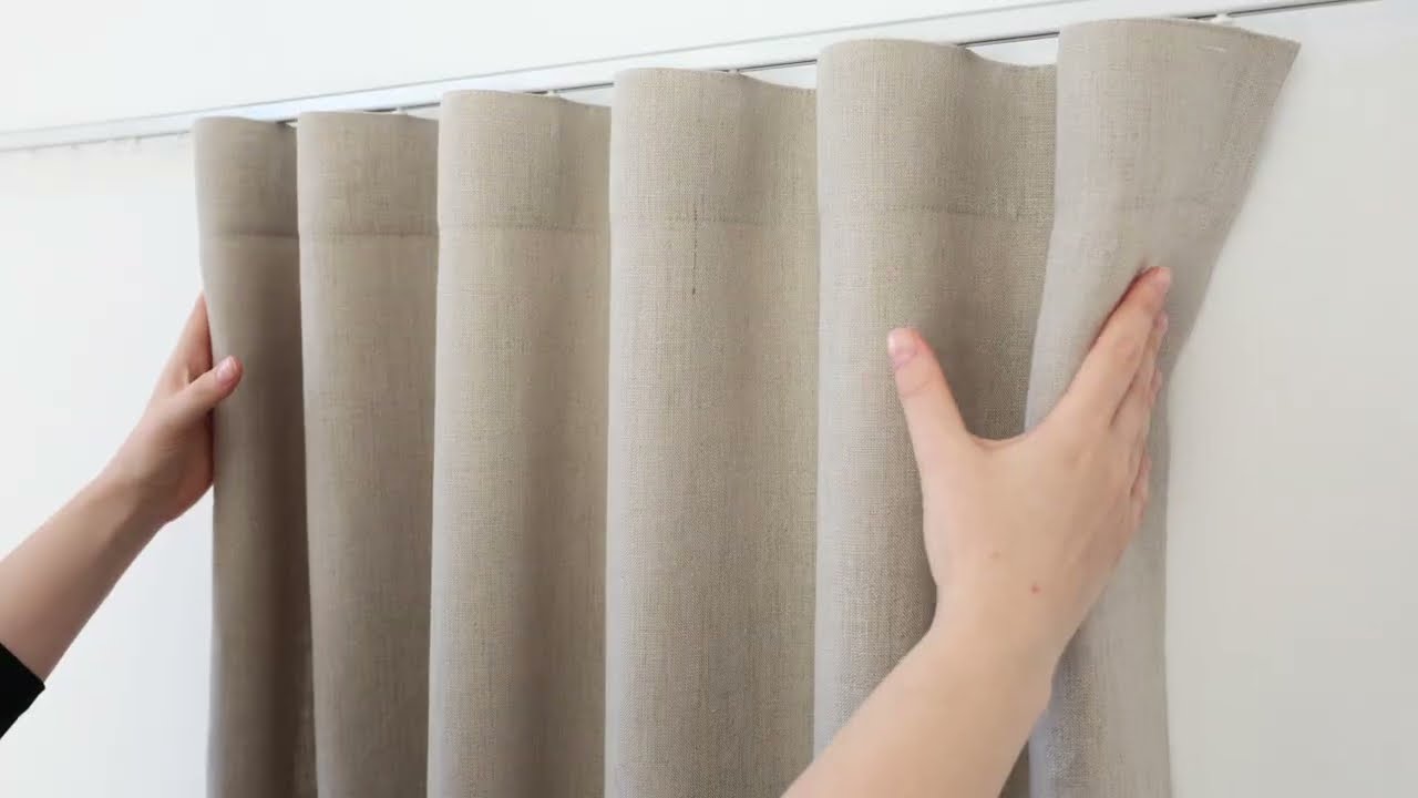 Montaż zasłon na taśmie wave - so linen!