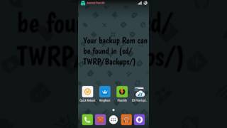 Backup Rom using Custom Recovery {TWRP} screenshot 4