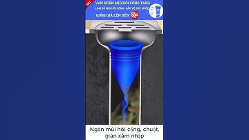 Van Ngăn Mùi Cống Tako | Chặn Mùi Hôi Cống | Ngăn Nước Trào Ngược | Chặn Côn Trùng Xâm Nhập