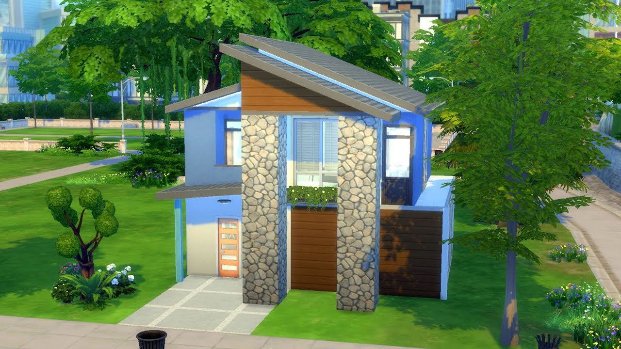 The Sims 4 Small Family Home Speed Build House 