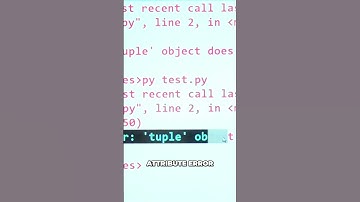 Python Tuple Append Error Explained: Solve AttributeErrors #shorts