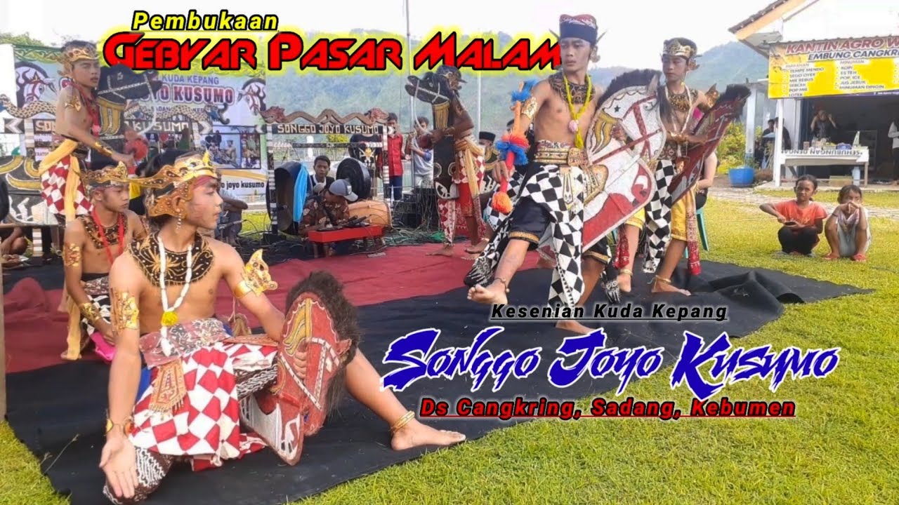 Kuda Kepang Songgo Joyo Kusumo || Pembukaan Gebyar Pasar Malam Ds Cangkring