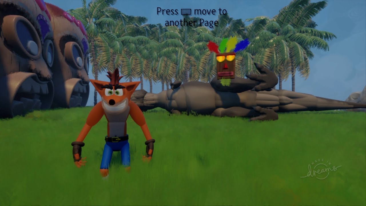 DREAMS PS4/PS5 - CRASH BANDICOOT : LEGENDS OF THE LOST LANDSCAPE!!