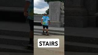 Famous He got this! 🛹 Skateboarding Down The Steps #skateboarding Wealth