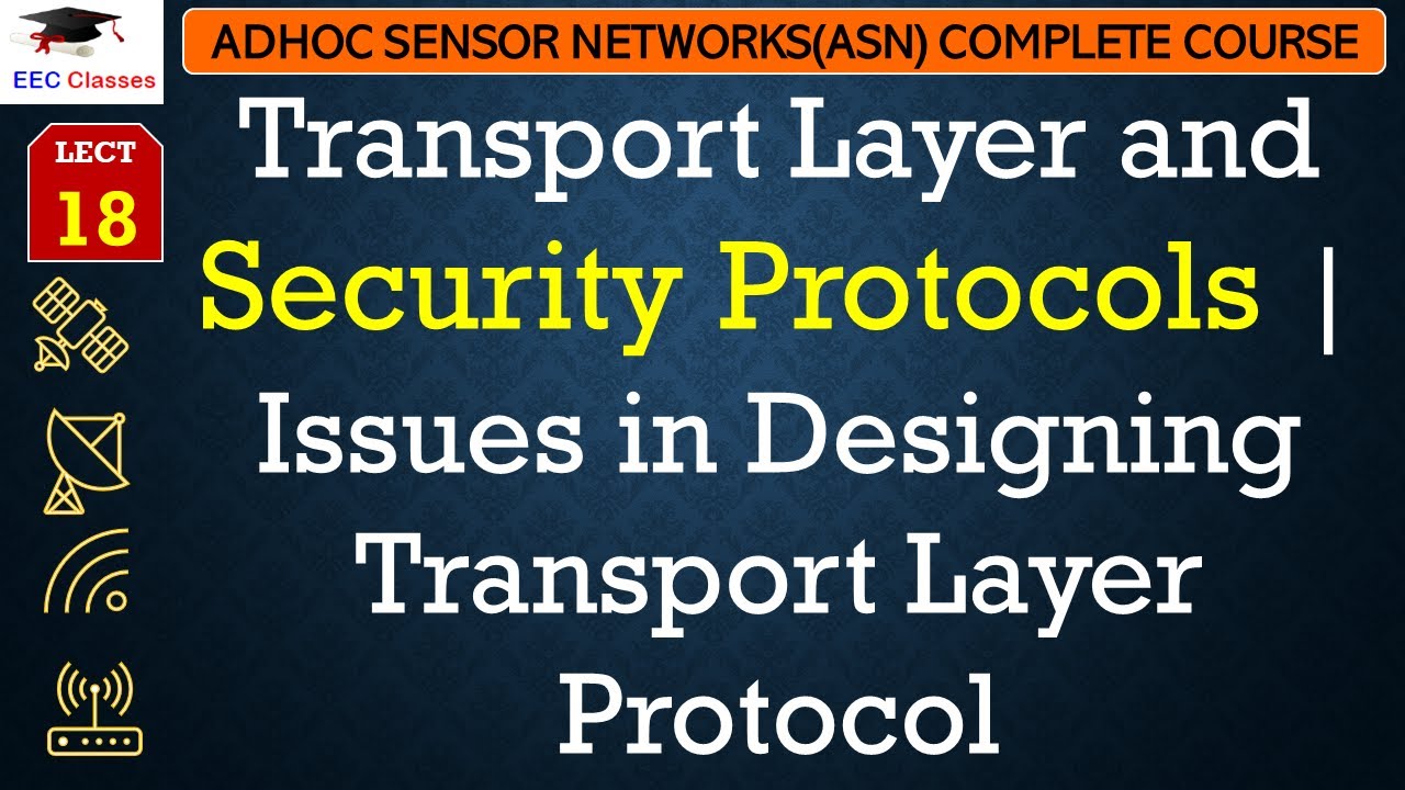 L18: Transport Layer and Security Protocols | Issues in Designing ...