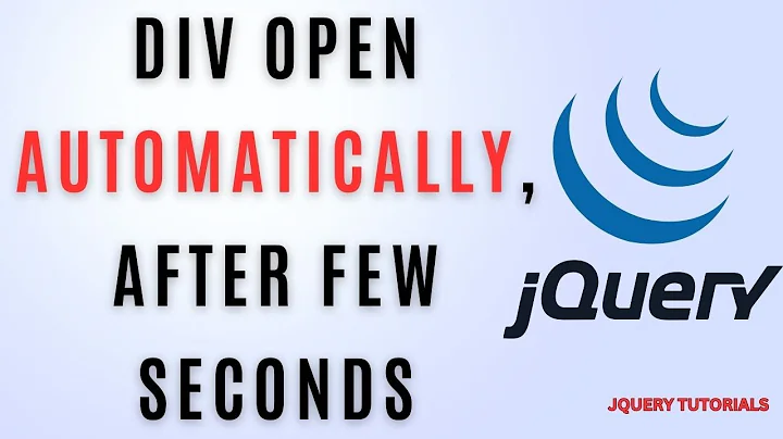 open div popup using jquery 3.3.1 automatically after few seconds