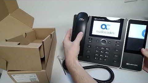How to Install #C450HD Native #MicrosoftTeams #IPphone expansion module