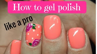 How to gel polish like a pro SMOOTH/CLEAN CUTICLE TIPS  BACK TO THE BASICS  Tutorial