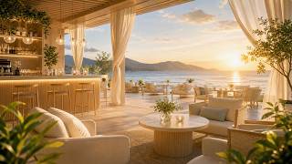Gentle Clinic BGM - Summer Seaside Bar, Soft Piano & Ambient Music | 30s Motion Version
