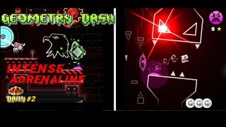 GEOMETRY DASH | (INTENSE ADRENALINE) [DAILY#2] | ALL COINS | 100%