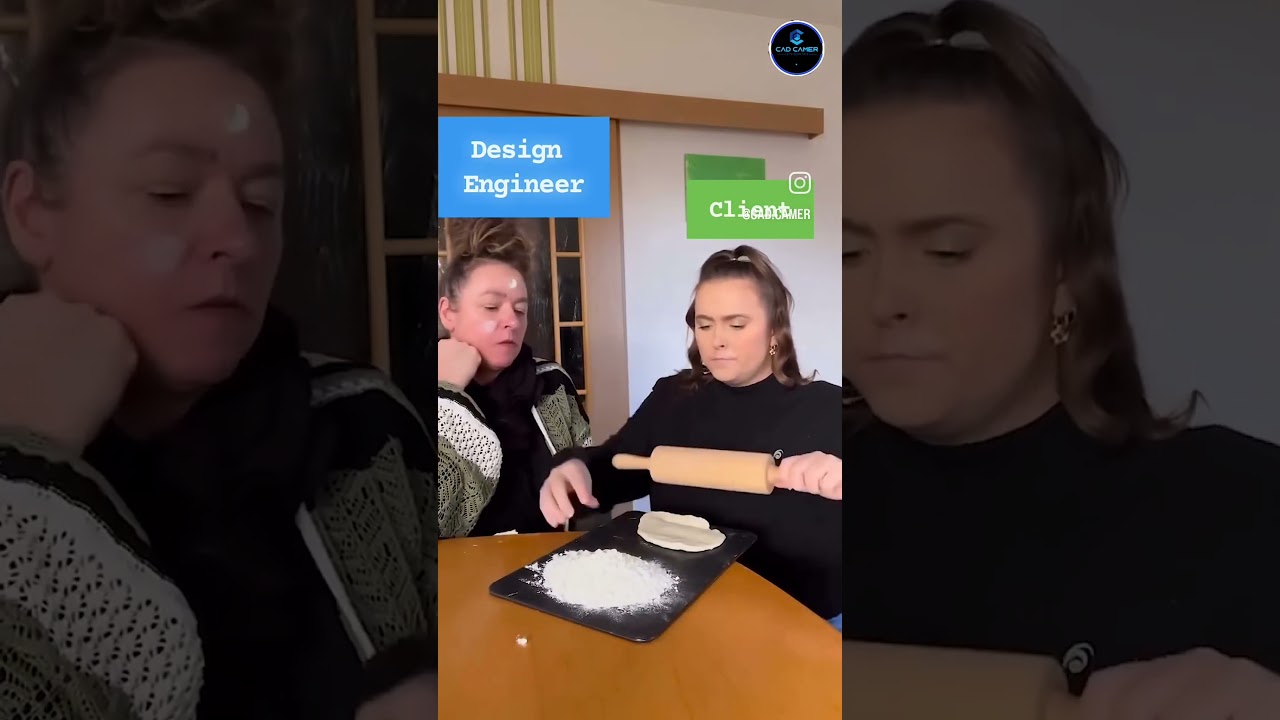 Design Engineer and Client #design #client #cad #mechanical #shorts #tech #mech #cad #3d #designers